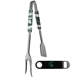 Michigan St. Spartans 3 in 1 BBQ Tool and Bottle Opener