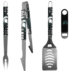 Michigan St. Spartans 3 pc BBQ Set and Bottle Opener