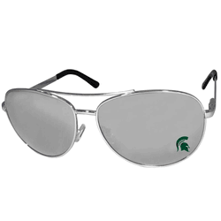 Michigan St. Spartans Aviator Sunglasses
