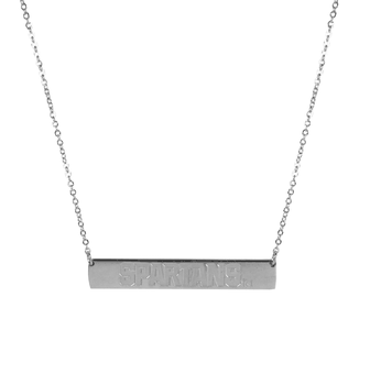 Michigan St. Spartans Bar Necklace