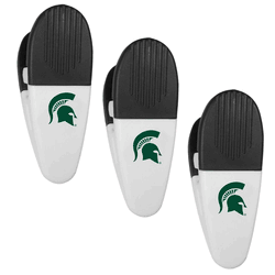 Michigan St. Spartans Mini Chip Clip Magnets, 3 pk