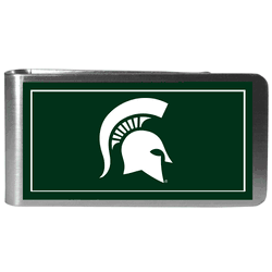 Michigan St. Spartans Steel Logo Money Clips