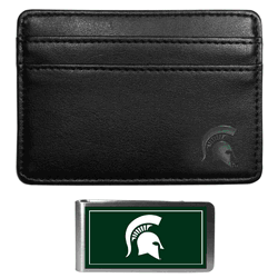 Michigan St. Spartans Weekend Wallet & Color Money Clip