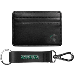 Michigan St. Spartans Weekend Wallet & Strap Key Chain