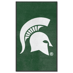Michigan State 3X5 High-Traffic Mat with Durable Rubber Backing - Portrait Orientation