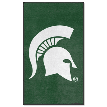 Michigan State 3X5 High-Traffic Mat with Durable Rubber Backing - Portrait Orientation