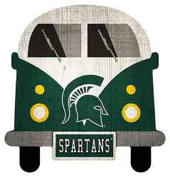 Michigan State Spartans 12" Team Bus Sign