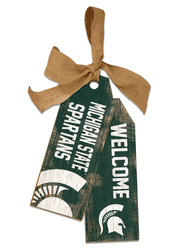 Michigan State Spartans 12" Team Tags