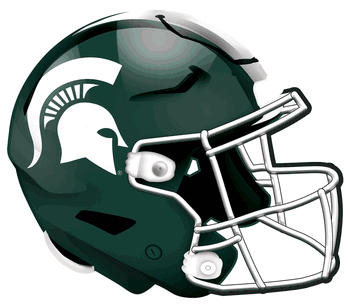 Michigan State Spartans 12in Authentic Helmet Sign