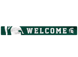Michigan State Spartans 16in. Welcome Strip