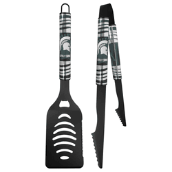 Michigan State Spartans 2 pc Black Tailgate BBQ Set