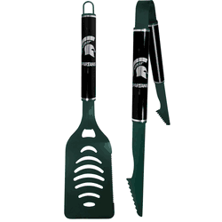 Michigan State Spartans 2 pc Color and Black Tailgate BBQ Set