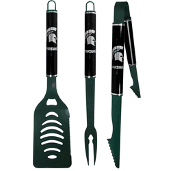 Michigan State Spartans 3 pc Color and Black BBQ Set