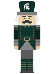 Michigan State Spartans 31" Nutcracker Leaner