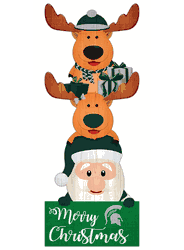 Michigan State Spartans 31" Santa Stack Leaner