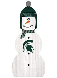Michigan State Spartans 31" Snowman Leaner