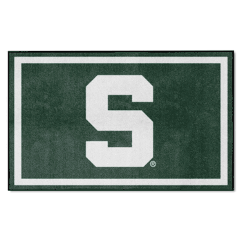 Michigan State Spartans 4ft. x 6ft. Plush Area Rug
