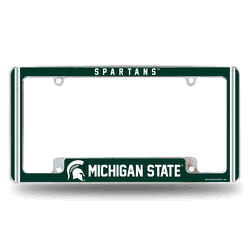 Michigan State Spartans Alternate Design All Over Chrome Frame
