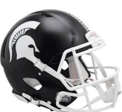 Michigan State Spartans  Authentic Speed Full Size Football Helmet Satin Green