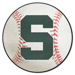 Michigan State Spartans Baseball Rug - 27in. Diameter
