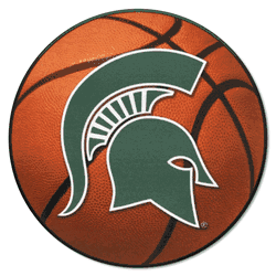 Michigan State Spartans Basketball Rug - 27in. Diameter