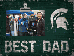 Michigan State Spartans Best Dad Clip Frame