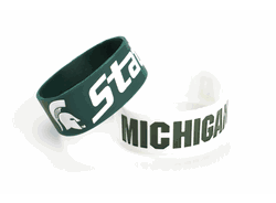 Michigan State Spartans Bracelets 2 Pack Wide