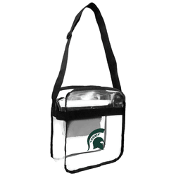 Michigan State Spartans Clear Carryall Crossbody