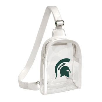Michigan State Spartans Clear Mini Sling Stadium Bag