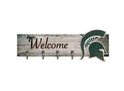 Michigan State Spartans Coat Hanger 6x24