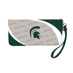 Michigan State Spartans Curve Zip Organizer Wallet
