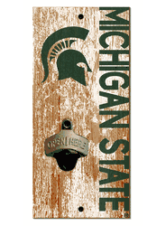 Michigan State Spartans Distressed Bottle Opener