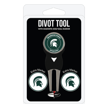 Michigan State Spartans Divot Tool Pack - Signature tool w/ 3 markers