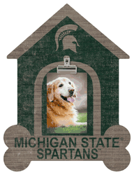 Michigan State Spartans Dog Bone House Clip Frame