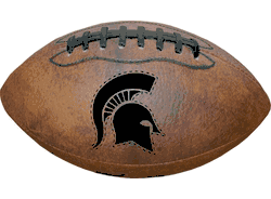 Michigan State Spartans Football - Vintage Throwback - 9 Inches