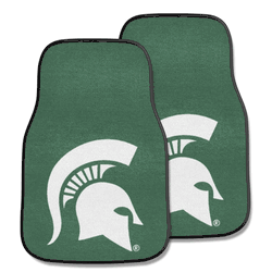 Michigan State Spartans Front Carpet Car Mat Set - 2 Pieces