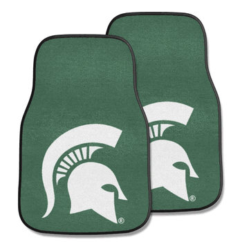 Michigan State Spartans Front Carpet Car Mat Set - 2 Pieces