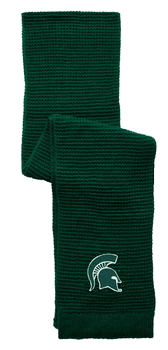 Michigan State Spartans Full Color Waffle Scarf