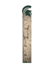 Michigan State Spartans Growth Chart Sign 6x36