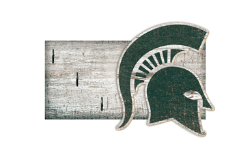 Michigan State Spartans Key Holder 6x12