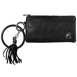 Michigan State Spartans Leather Women's Bracelet Wallet