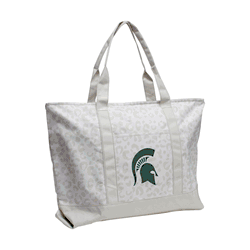 Michigan State Spartans Leopard Pattern Tote