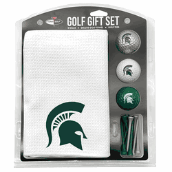 Michigan State Spartans Microfiber Towel Gift Set - 16 x 40 (White)