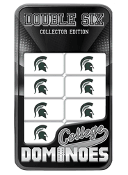 Michigan State Spartans NCAA Dominoes