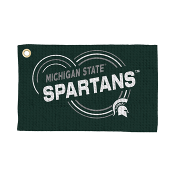 Michigan State Spartans NCAA Droplets Waffle Fan Towel 16x25 inches