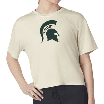 Michigan State Spartans NCAA Kadi Turnout Tee Bone XS