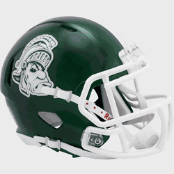 Michigan State Spartans NCAA Mini Speed Football Helmet Gruff Sparty