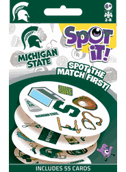 Michigan State Spartans NCAA Spot It! Game
