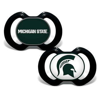 Michigan State Spartans Pacifier 2-Pack