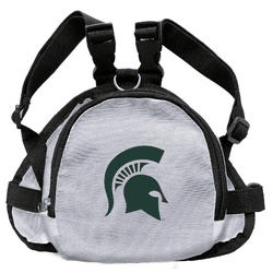 Michigan State Spartans Pet Mini Backpack WHITE S